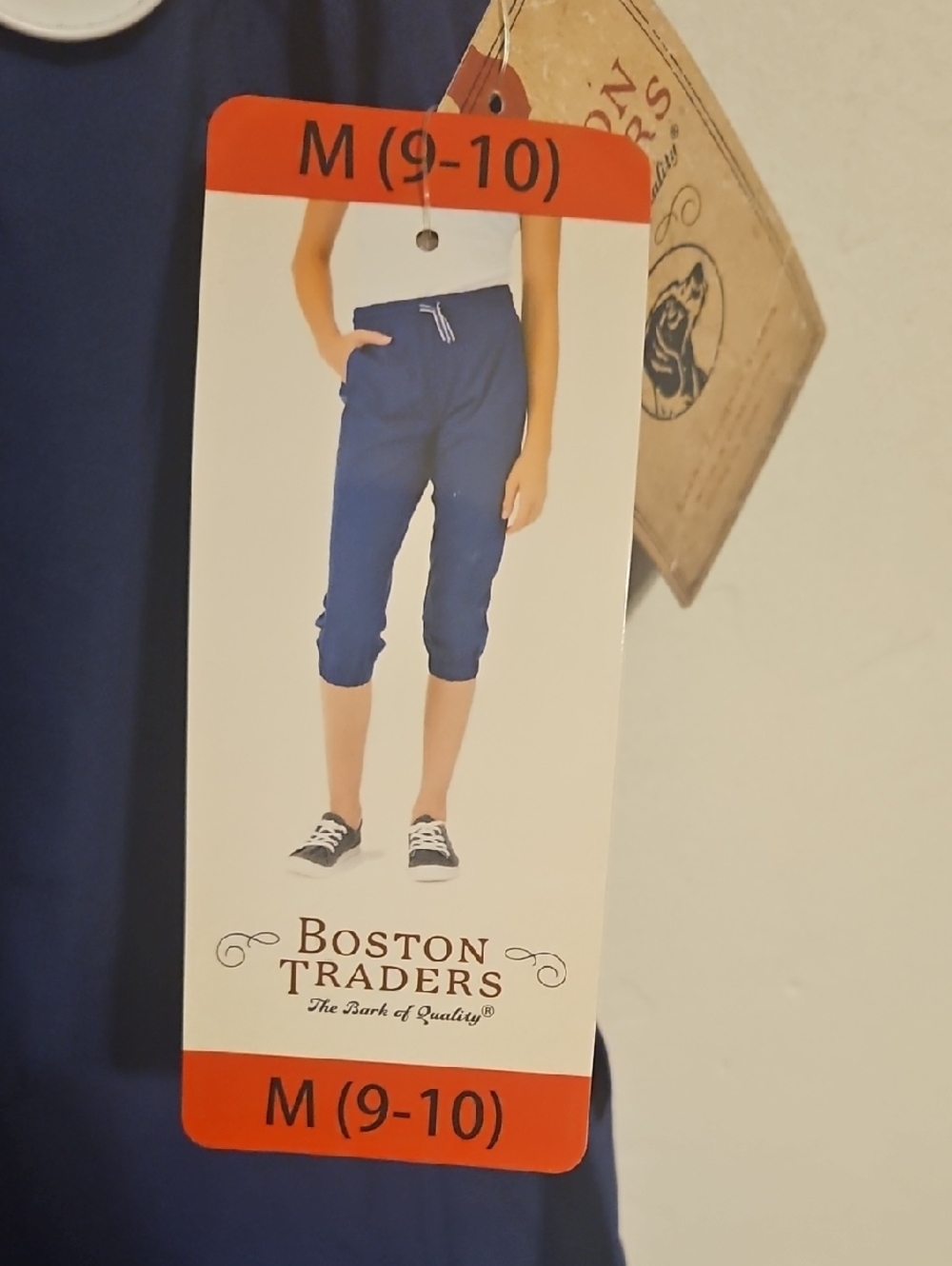 Boston Traders Navy Capri Joggers for Kids